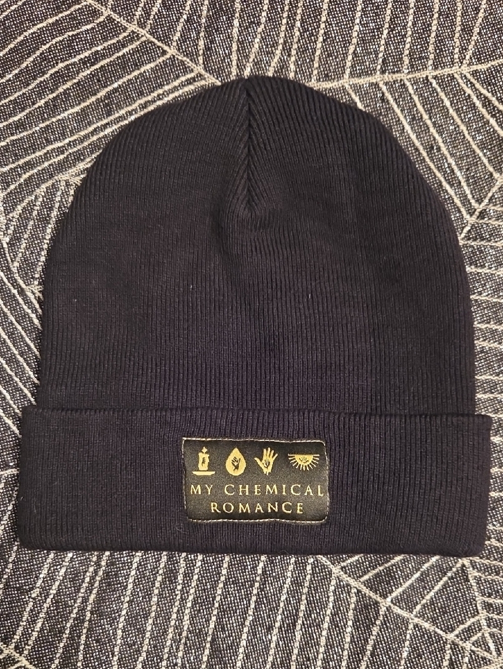 MY CHEMICAL ROMANCE Beanie Black Emo